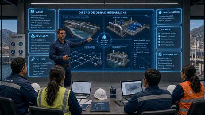 Capacitaciones en obras hidráulicas